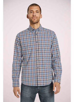 Chemise manches longues bleu TOM TAILOR homme