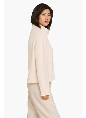 Pull col roulé beige TOM TAILOR femme
