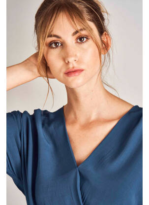 Robe courte bleu VERO MODA femme
