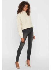 Jeans skinny gris VERO MODA pour femme seconde vue
