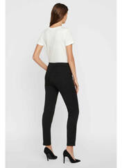 Pantalon slim noir VERO MODA pour femme seconde vue