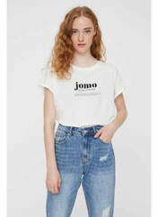 T-shirt blanc VERO MODA pour femme seconde vue