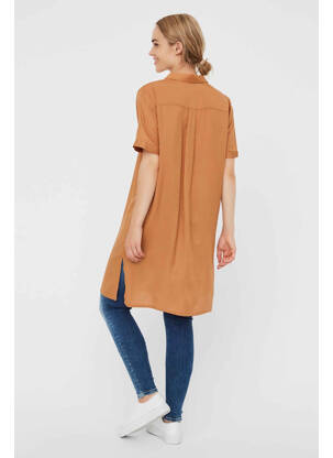 Robe courte marron VERO MODA femme