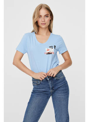 T-shirt bleu VERO MODA femme