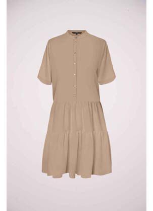 Robe courte beige VERO MODA femme