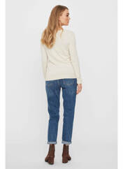Gilet manches longues beige VERO MODA pour femme seconde vue