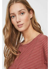 T-shirt rouge VERO MODA pour femme seconde vue