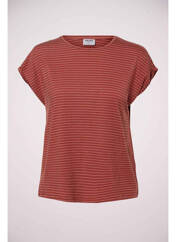 T-shirt rouge VERO MODA pour femme seconde vue