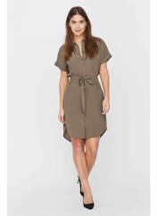 Robe courte gris VERO MODA pour femme seconde vue