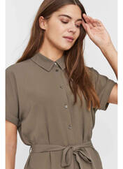 Robe courte gris VERO MODA pour femme seconde vue