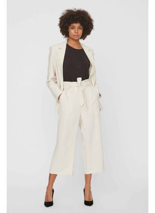 Pantalon 7/8 beige VERO MODA femme