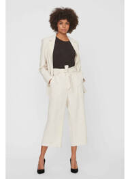 Pantalon 7/8 beige VERO MODA femme