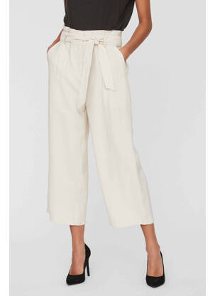 Pantalon 7/8 beige VERO MODA femme