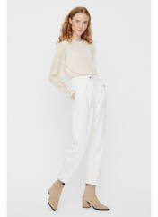 Pantalon 7/8 blanc VERO MODA pour femme seconde vue