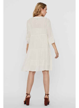 Robe courte beige VERO MODA femme