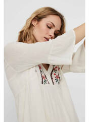 Robe courte beige VERO MODA pour femme seconde vue