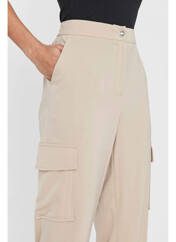 Pantalon cargo beige VERO MODA pour femme seconde vue