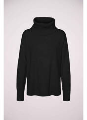 Pull col roulé noir VERO MODA pour femme seconde vue