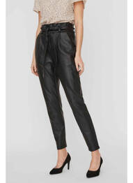Pantalon slim noir VERO MODA femme