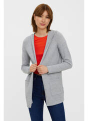Gilet manches longues gris VERO MODA pour femme seconde vue