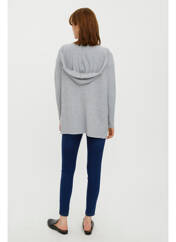 Gilet manches longues gris VERO MODA pour femme seconde vue