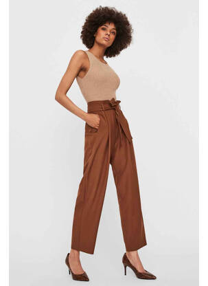 Pantalon flare marron VERO MODA femme