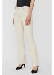 Jean coupe falre blanc VERO MODA pour femme seconde vue