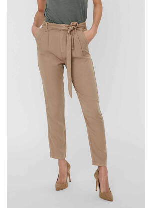 Pantalon slim marron VERO MODA femme