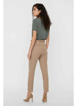 Pantalon slim marron VERO MODA femme