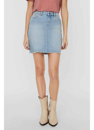 Jupe courte bleu VERO MODA pour femme