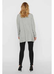 Gilet manches longues gris VERO MODA pour femme seconde vue