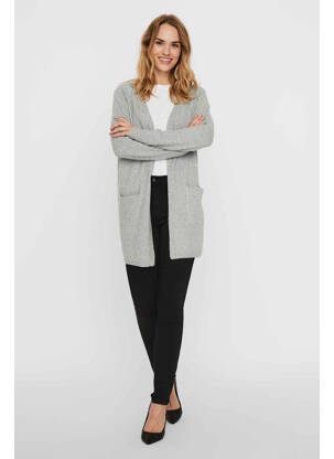Gilet manches longues gris VERO MODA femme