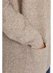 Gilet manches longues marron VERO MODA pour femme seconde vue