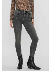 Jeans coupe slim gris VERO MODA pour femme seconde vue