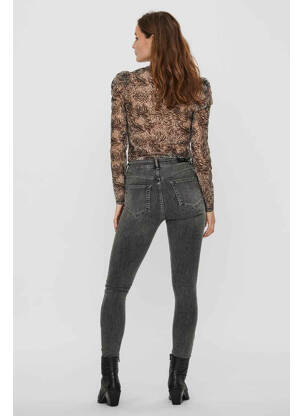 Jeans coupe slim gris VERO MODA femme