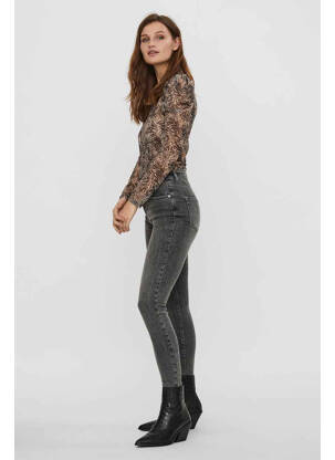 Jeans coupe slim gris VERO MODA femme