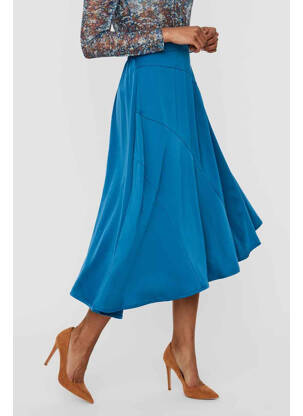 Jupe mi-longue bleu VERO MODA femme