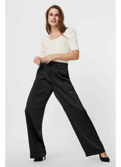 Pantalon large noir VERO MODA pour femme seconde vue