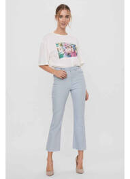 Jean coupe flare bleu VERO MODA femme