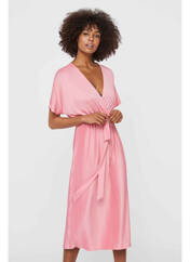 Robe longue rose VERO MODA pour femme seconde vue