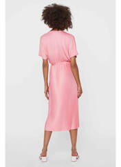 Robe longue rose VERO MODA pour femme seconde vue