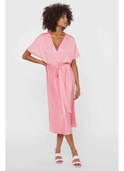 Robe longue rose VERO MODA pour femme seconde vue