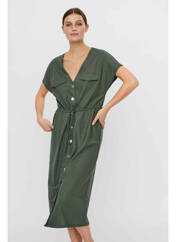 Robe longue vert VERO MODA pour femme seconde vue