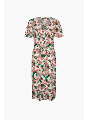 Robe mi-longue beige VERO MODA femme