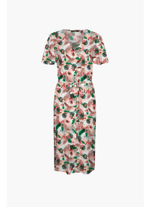 Robe mi-longue beige VERO MODA femme