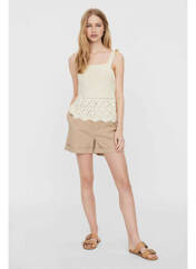 Débardeur beige VERO MODA pour femme seconde vue