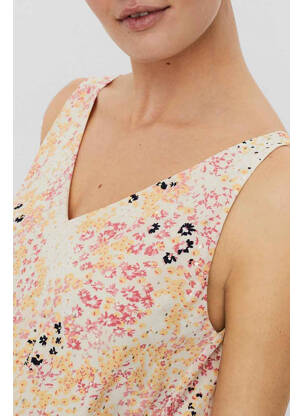 Robe longue beige VERO MODA femme