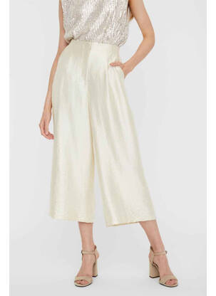 Pantalon 7/8 beige VERO MODA femme