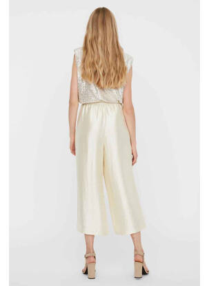 Pantalon 7/8 beige VERO MODA femme