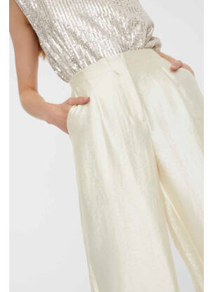 Pantalon 7/8 beige VERO MODA femme